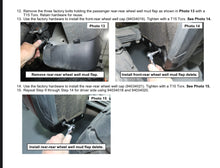 2020-2025 GMC Sierra HD Mud Flap Delete Kit - 6 Piece