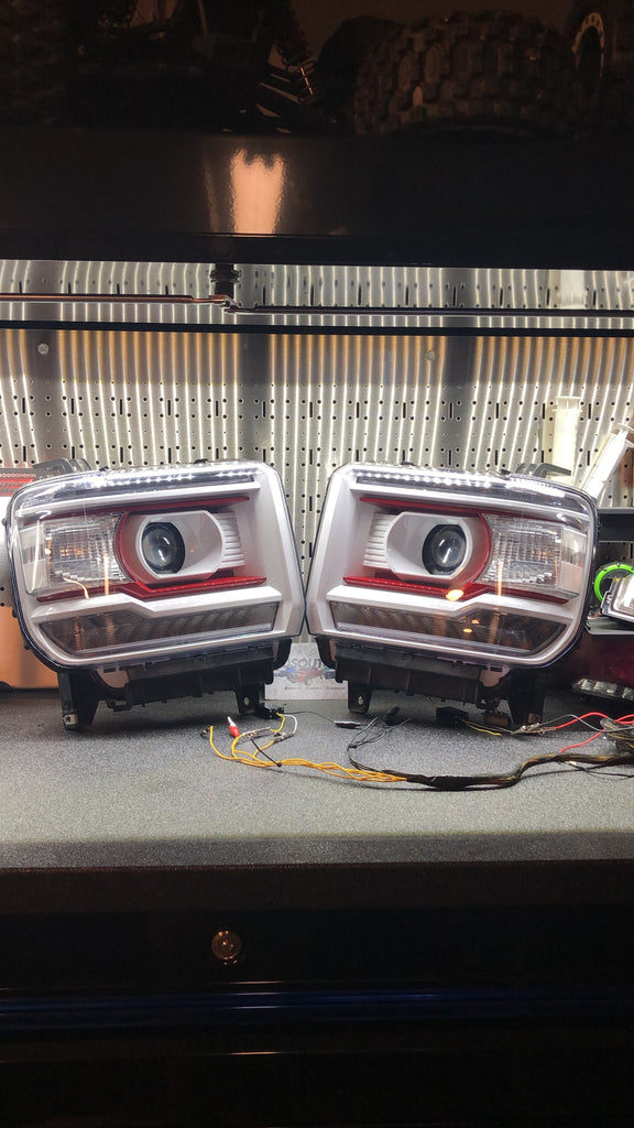 2014+ GMC Sierra Pre-Built Headlights – MidsouthLED