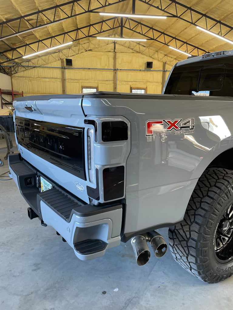 2023+ Ford Superduty OEM Rear Bumper Steps Colormatched – MidsouthLED