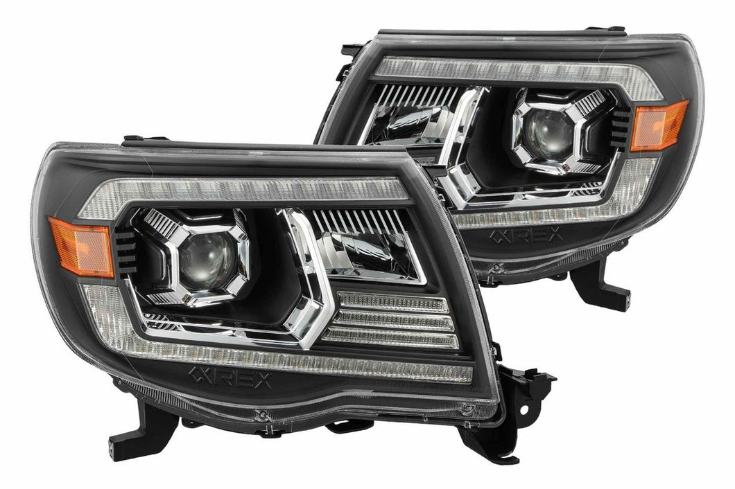 2005-2011 Toyota Tacoma ALPHAREX Headlights Colormatched
