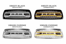 2013-2018 DODGE RAM HD XBG LED DRL GRILLE
