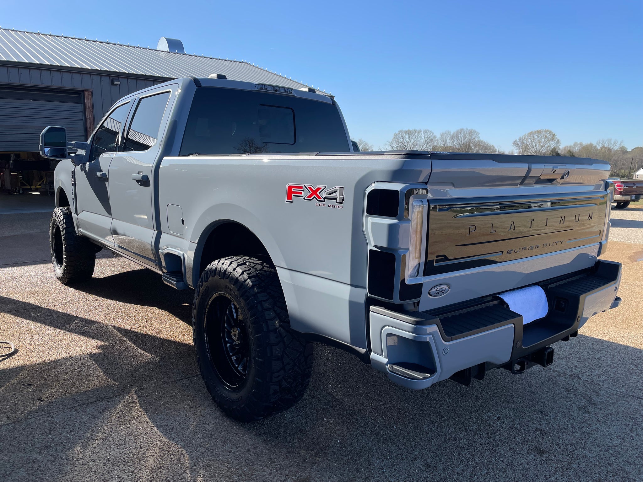 2023+ Ford Superduty OEM Rear Bumper Steps Colormatched – MidsouthLED
