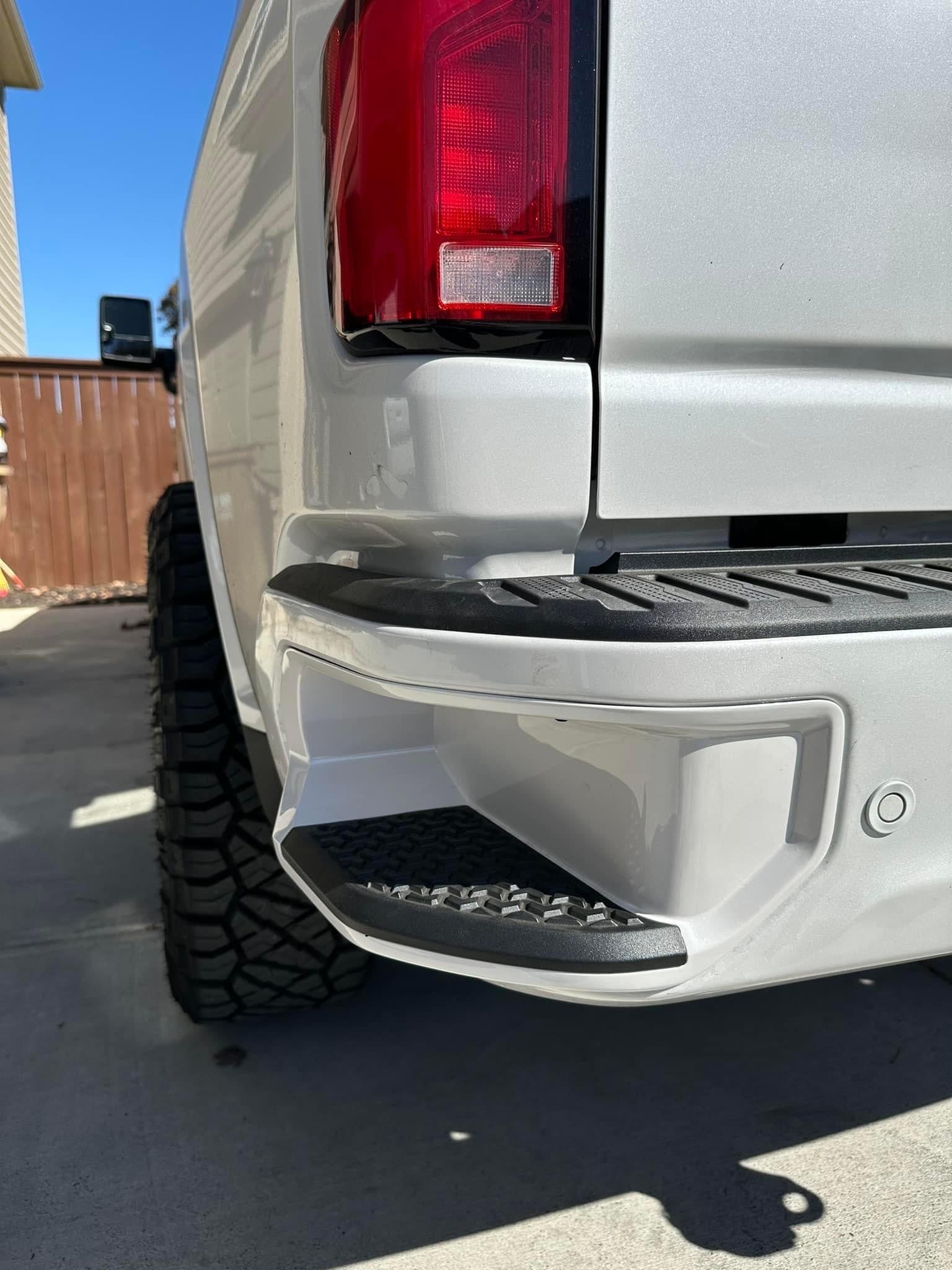 2020-2025 Gm rear bumper step shrouds painted – MidsouthLED