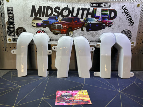 2020-2025 GMC Sierra HD Mud Flap Delete Kit - 6 Piece