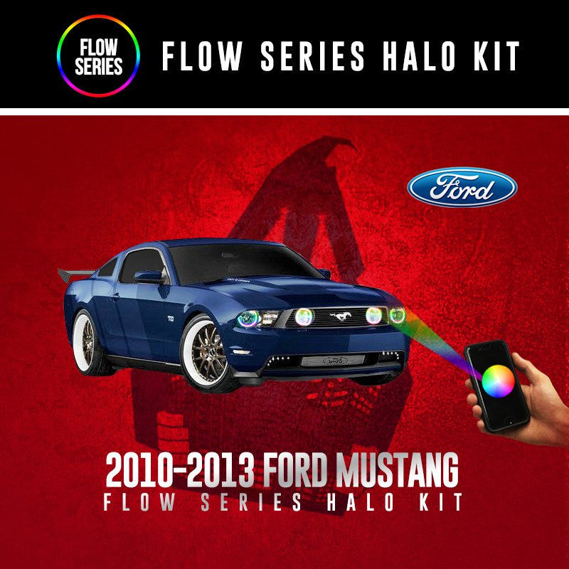 2010-2013 Ford Mustang Flow Series Halo Kit