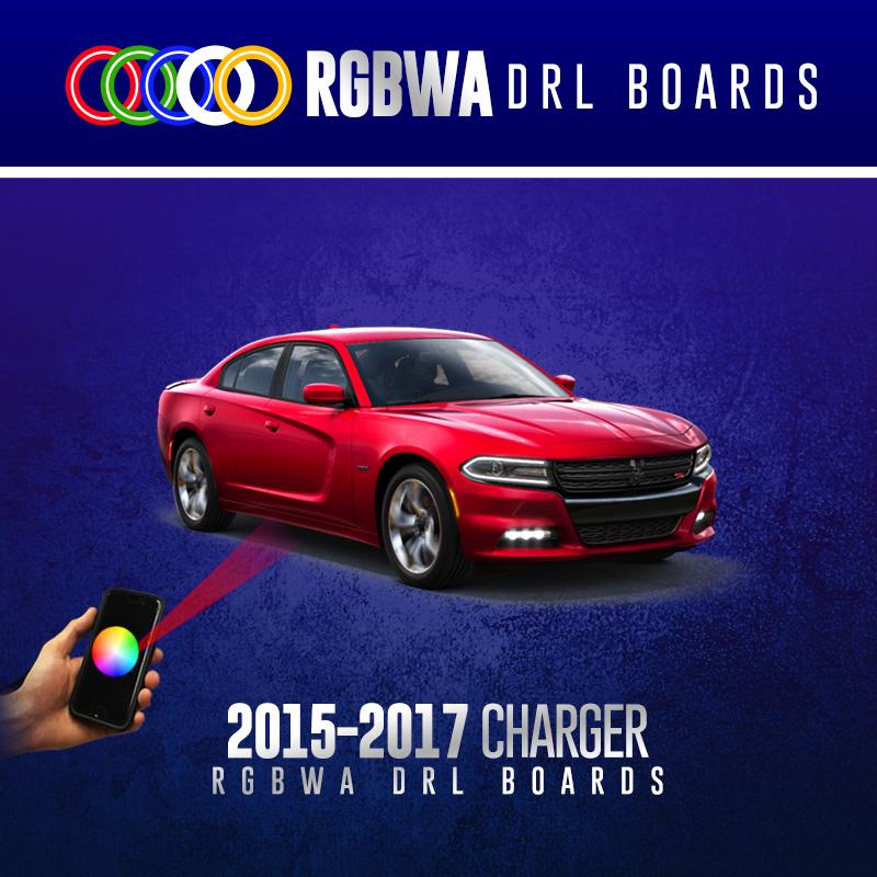 2015-2017 Dodge Charger RGBWA DRL Boards