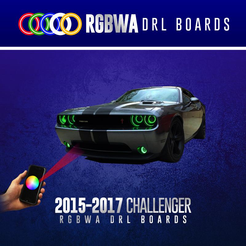2015-2017 Dodge Challenger RGBWA DRL Boards