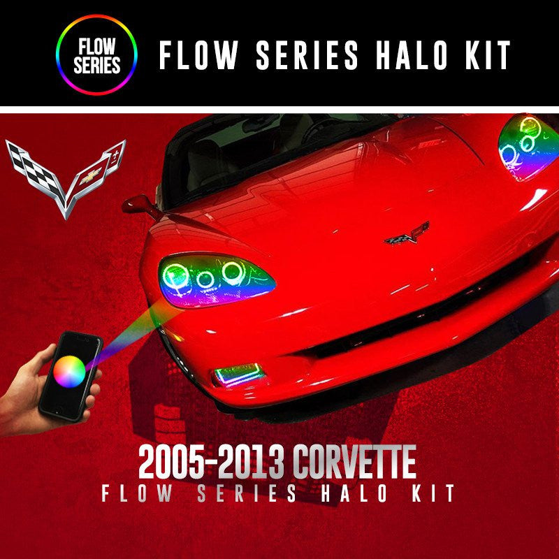 2005-2013 Chevrolet Corvette Flow Series Halo Kit