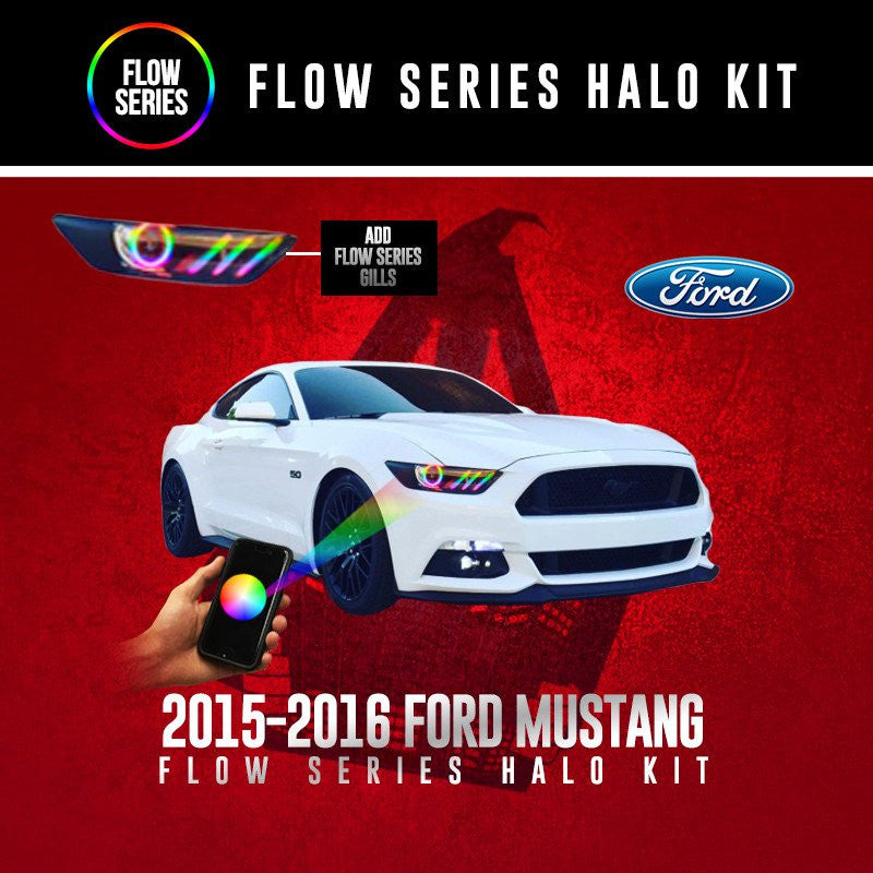 2015-2016 Ford Mustang Flow Series Halo kit
