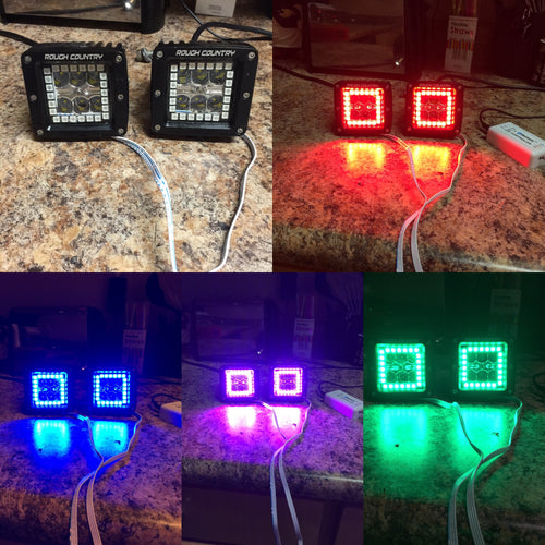 LED Cube colorchanging HALO KIT