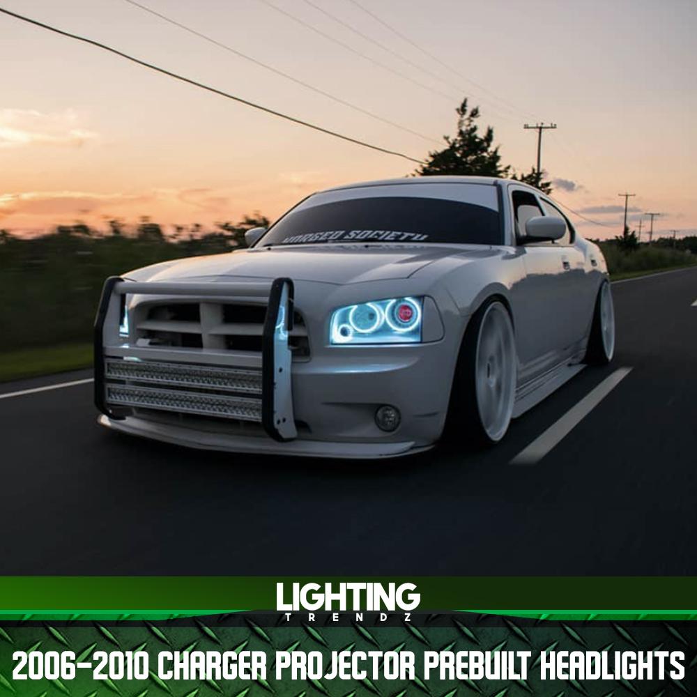 2006-2010 Dodge Charger Projector Pre-Built Headlights