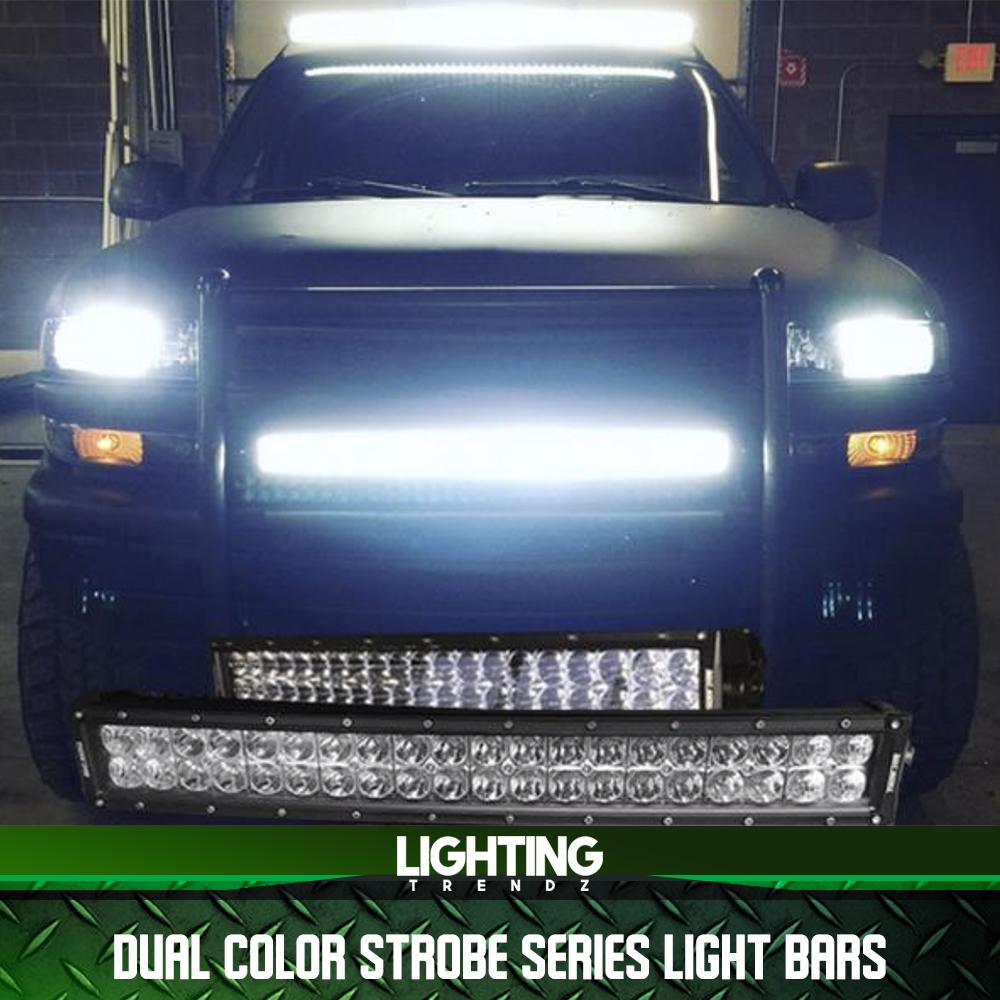 Dual Color Strobe Light Bars
