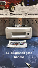 2014-2018 GM Tail Gate Handle Colormatched