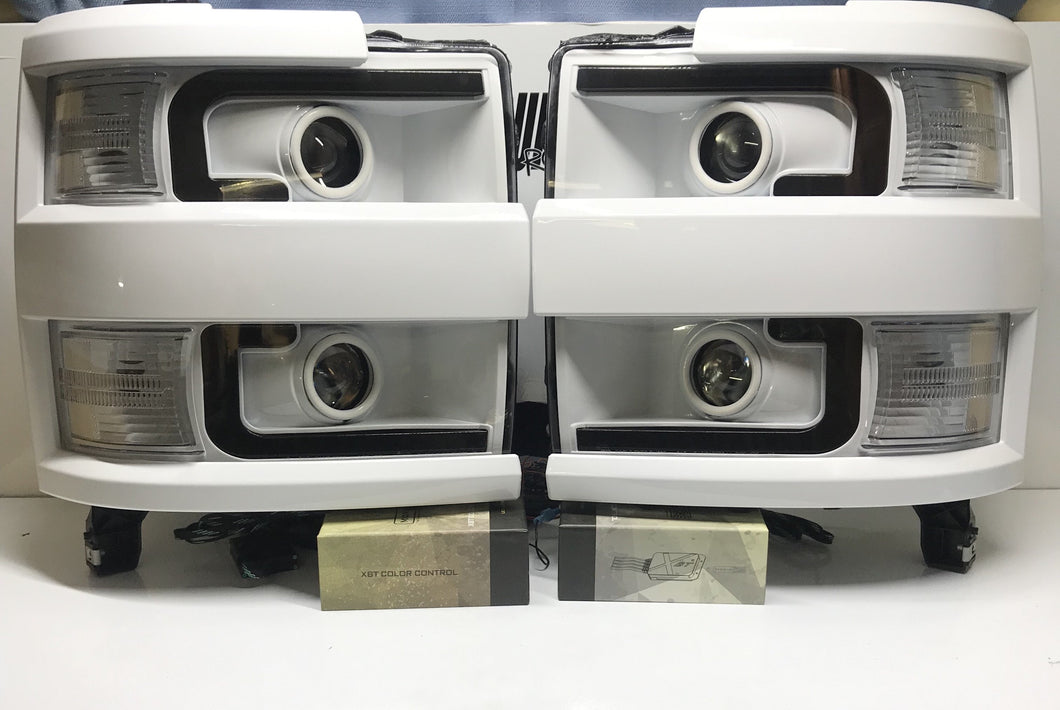 2014-2018 Chevy Silverado HD Anzo Colormatched Headlights
