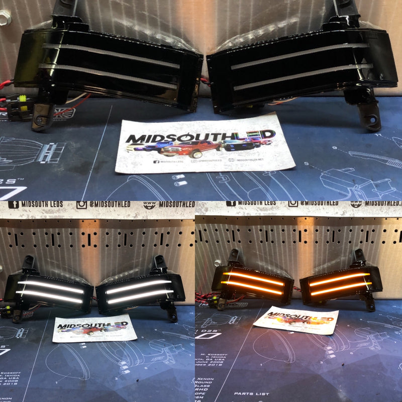 1999-2019 GM Tow Mirrors Switchback Marker Light Inserts – MidsouthLED