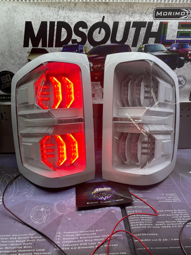 2014-2018 Silverado LED Tail lights Colormatched Model X