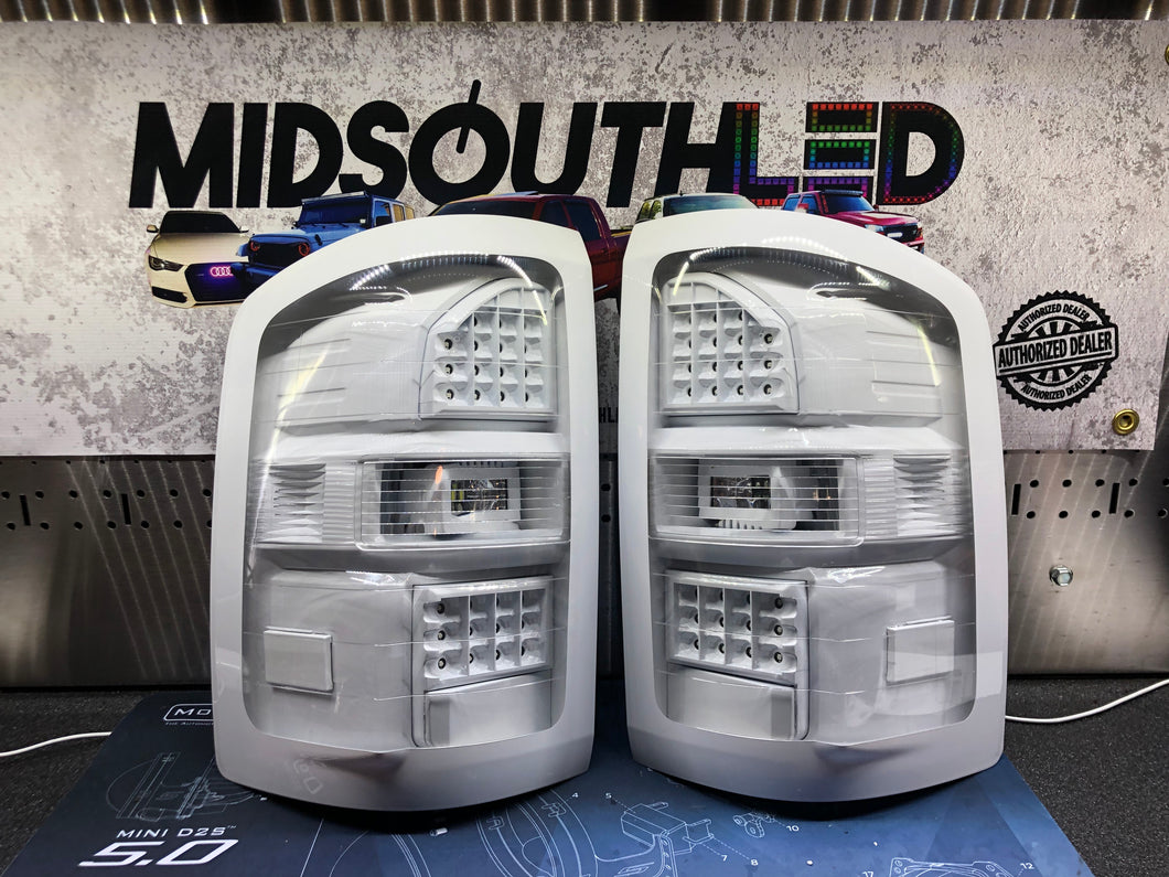 2014-2019 GMC Sierra Colormatched LED Tail Lights