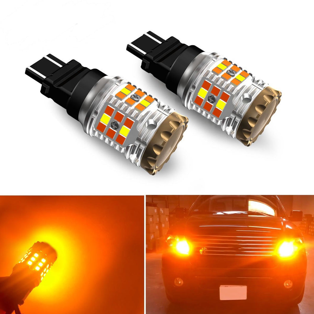 Par Amber & Whte Swtchback Turn Sgnal Lght DRL Drvng Angel Eye Lamp 12V | eBay Par Amber & Whte Swtchback Turn Sgnal Lght DRL Drvng Angel Eye Lamp 12V | eBay