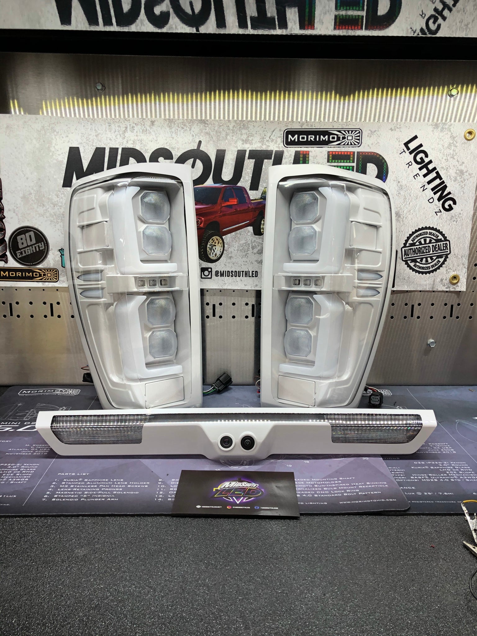 2020-2023 GMC Sierra RECON LED Tail Lights Colormatched – MidsouthLED