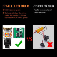 Switchback LED DRL/BLINKER Bulbs (No resistors needed)