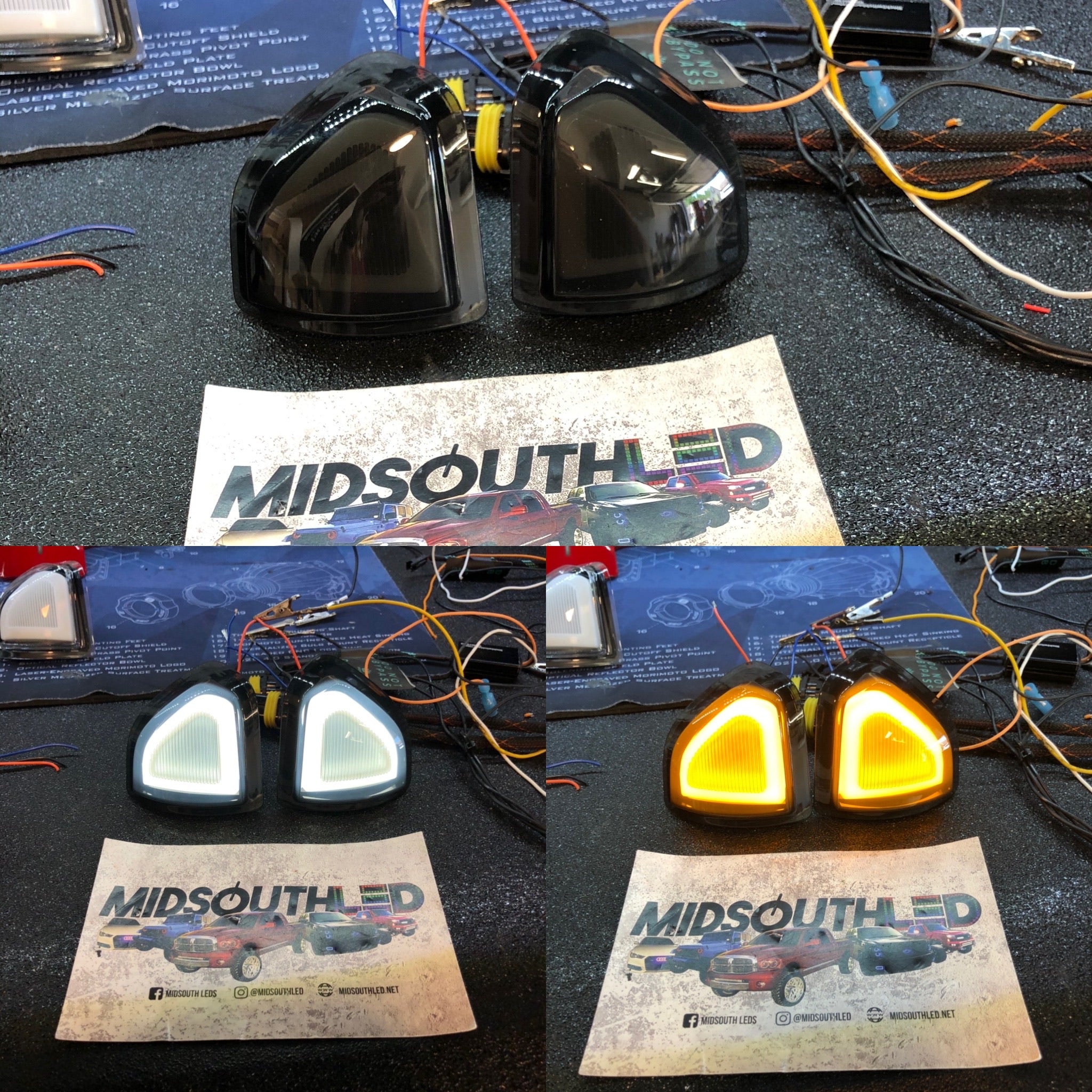Dodge Ram Tow Mirror Switchback Marker Light (New Style) MidsouthLED