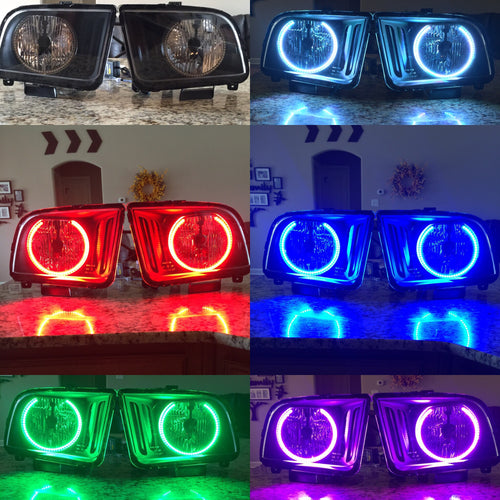 Prebuilt 05-09 mustang headlights