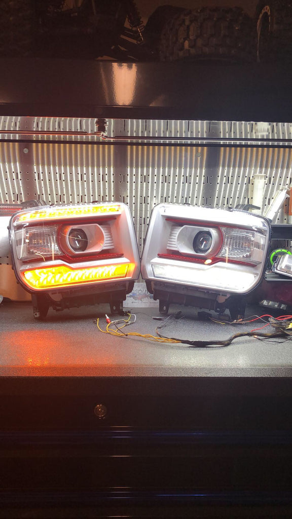 2014+ GMC Sierra Pre-Built Headlights – MidsouthLED