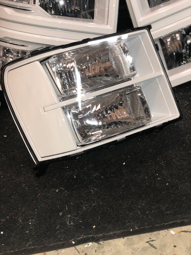 2007-2013 GMC Sierra Colormatched Headlights
