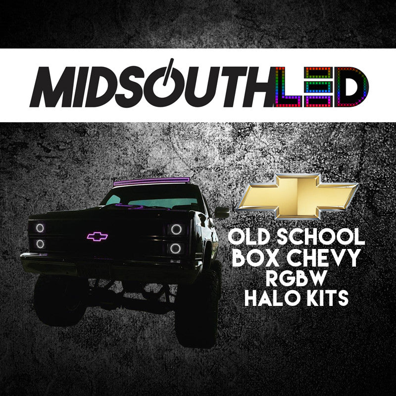 Old School Box Chevy RGBW Halo Kit