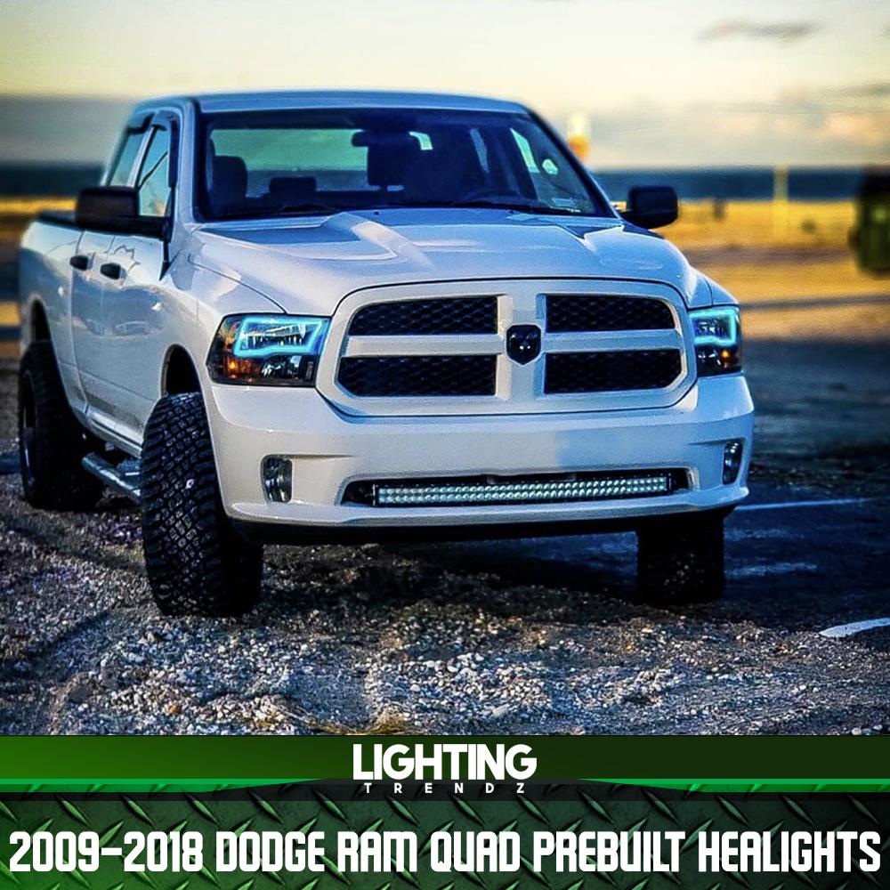 2009-2018 Dodge Ram Quad Pre-Built Headlights
